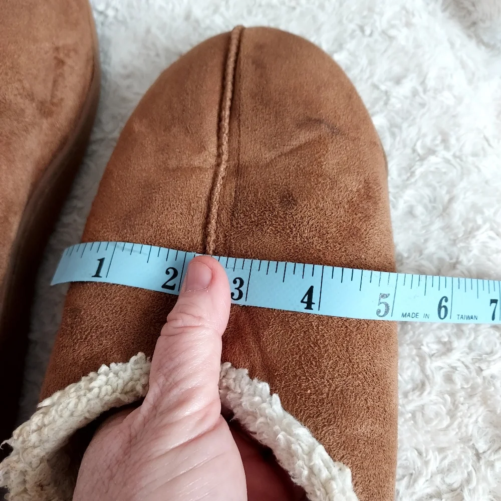 Sherpa lined Indoor Outdoor House shoes slippers XL Grandpacore Cabincore Winter